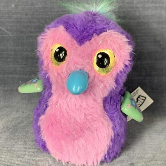 Hatchimals Purple & Pink Interactive Toy Penguala  Tested  Moving Talking Bird - Picture 7 of 11
